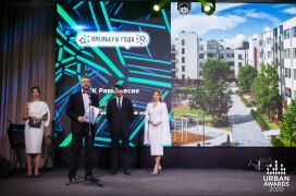 Ольга Хасанова (Urban Awards), Филипп Третьяков и Дмитрий Железнов (ГК Кортрос)