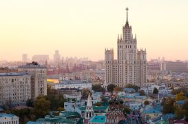 Сталинская высотка на Котельнической набережной. © Moscowviews.ru