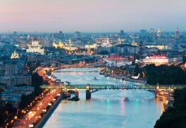 Андреевский и Крымский мосты. © Moscowviews.ru