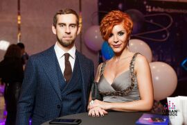 Василий Паркин (Urbanus.ru) и Елена Кудымова ("Метриум") на Urban Awards