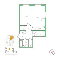 1-комнатные 