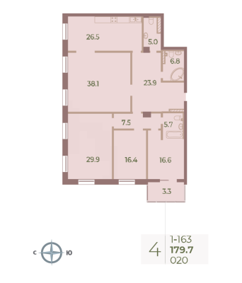 Квартира в ЖК Neva Haus