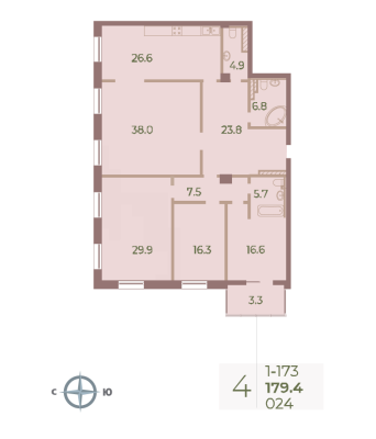 Квартира в ЖК Neva Haus