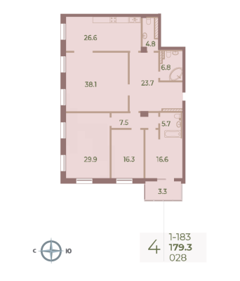 Квартира в ЖК Neva Haus