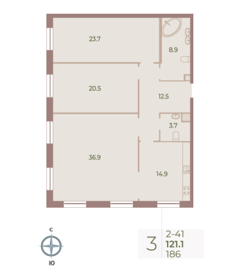 Квартира в ЖК Neva Haus