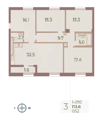 Квартира в ЖК Neva Haus
