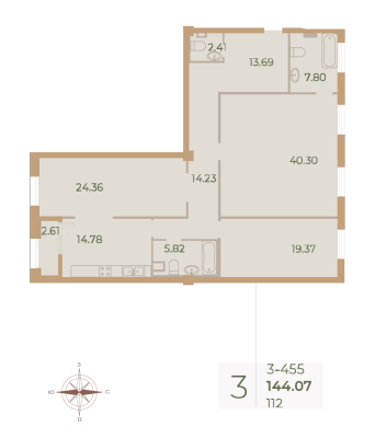 Квартира в ЖК Neva Haus
