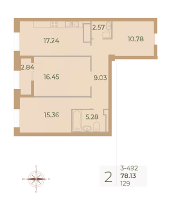 Квартира в ЖК Neva Haus