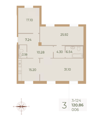 Квартира в ЖК Neva Haus