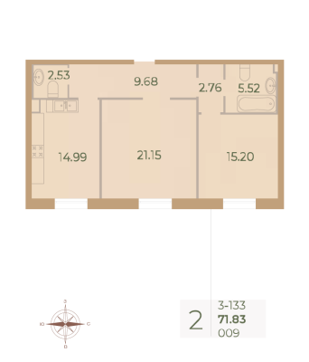Квартира в ЖК Neva Haus