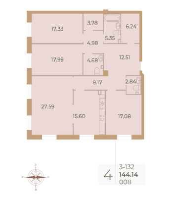 Квартира в ЖК Neva Haus