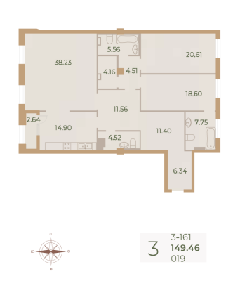 Квартира в ЖК Neva Haus