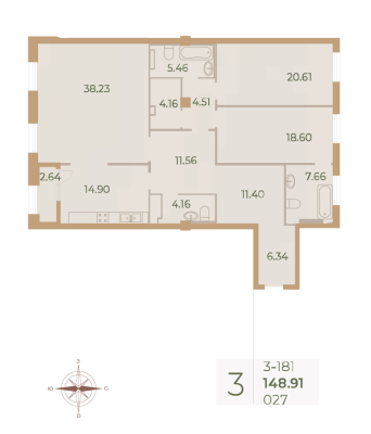 Квартира в ЖК Neva Haus