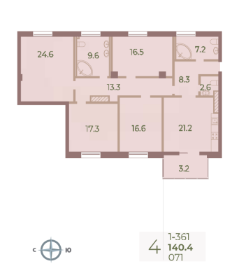 Квартира в ЖК Neva Haus