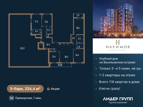Квартира в ЖК Нахимов