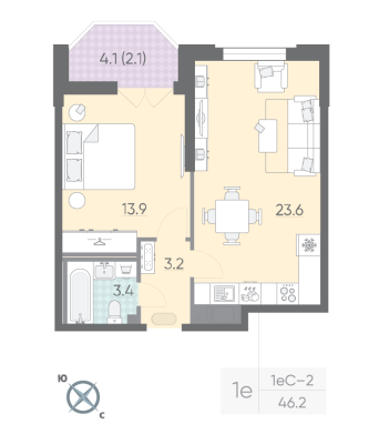Квартира в ЖК Цивилизация на Неве