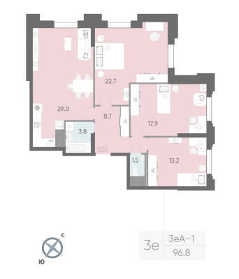 Квартира в ЖК Цивилизация на Неве