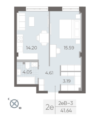 Квартира в ЖК NEVA RESIDENCE