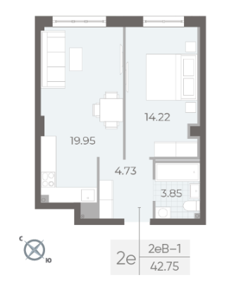 Квартира в ЖК NEVA RESIDENCE
