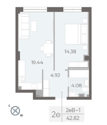 Квартира в ЖК NEVA RESIDENCE