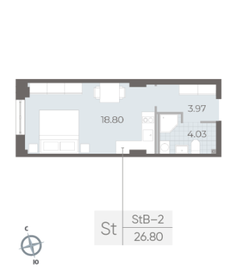 Квартира в ЖК NEVA RESIDENCE