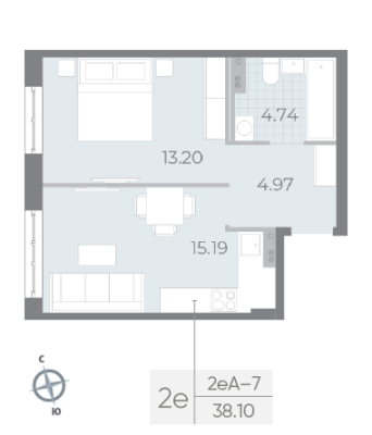 Квартира в ЖК NEVA RESIDENCE