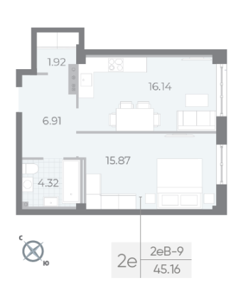 Квартира в ЖК NEVA RESIDENCE