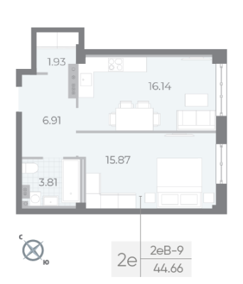 Квартира в ЖК NEVA RESIDENCE