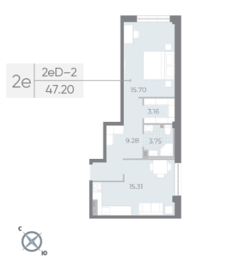 Квартира в ЖК NEVA RESIDENCE