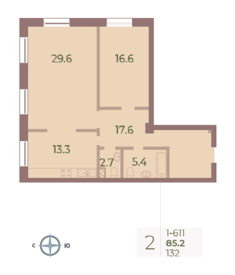 Квартира в ЖК Neva Haus