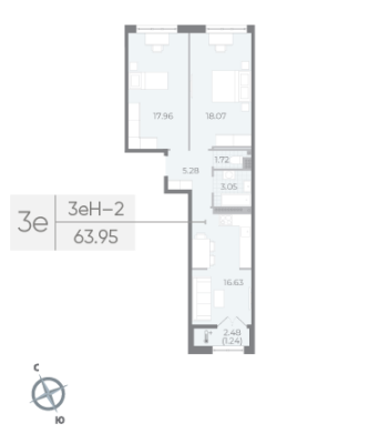 Квартира в ЖК NEVA RESIDENCE