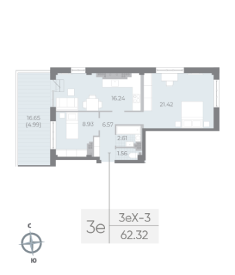 Квартира в ЖК NEVA RESIDENCE