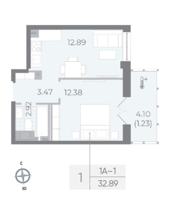 Квартира в ЖК NEVA RESIDENCE