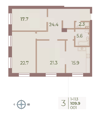 Квартира в ЖК Neva Haus