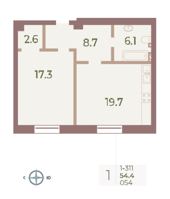 Квартира в ЖК Neva Haus