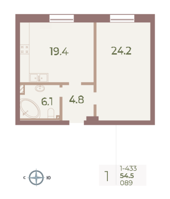 Квартира в ЖК Neva Haus
