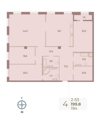 Квартира в ЖК Neva Haus