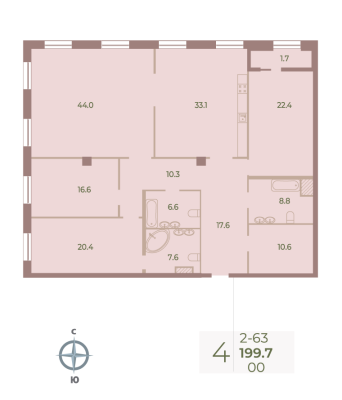 Квартира в ЖК Neva Haus