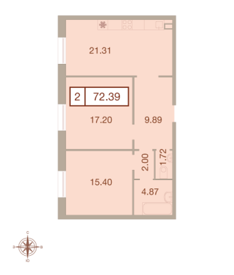 Квартира в ЖК Neva Haus
