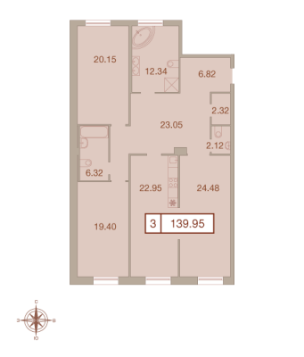 Квартира в ЖК Neva Haus