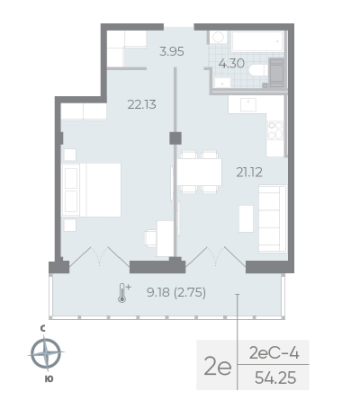 Квартира в ЖК NEVA RESIDENCE