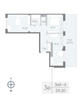 Квартира в ЖК NEVA RESIDENCE