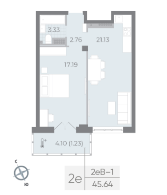 Квартира в ЖК NEVA RESIDENCE