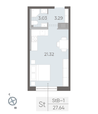 Квартира в ЖК NEVA RESIDENCE