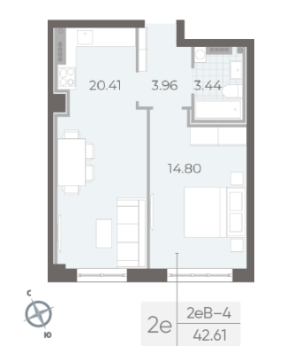 Квартира в ЖК NEVA RESIDENCE