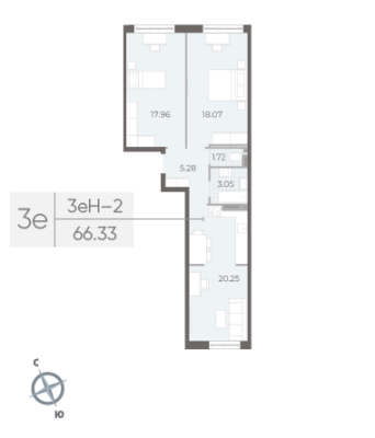 Квартира в ЖК NEVA RESIDENCE