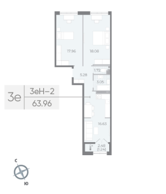 Квартира в ЖК NEVA RESIDENCE