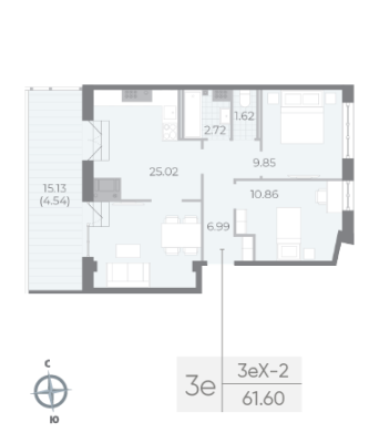 Квартира в ЖК NEVA RESIDENCE
