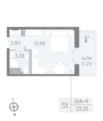 Квартира в ЖК NEVA RESIDENCE