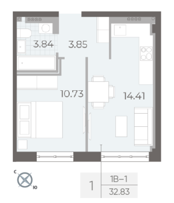 Квартира в ЖК NEVA RESIDENCE